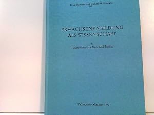 Imagen del vendedor de Erwachsenenbildung als Wissenschaft I: Hauptprobleme der Methodendiskussion. a la venta por ABC Versand e.K.