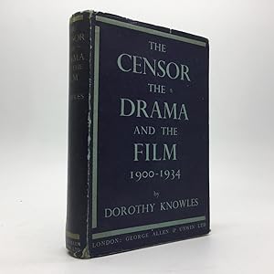 Bild des Verkufers fr THE CENSOR, THE DRAMA AND THE FILM 1900 1934 zum Verkauf von Any Amount of Books
