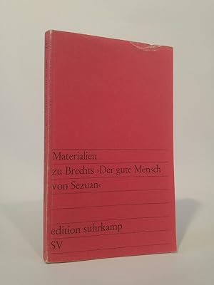 Imagen del vendedor de Materialien zu Brechts Der gute Mensch von Sezuan a la venta por ANTIQUARIAT Franke BRUDDENBOOKS