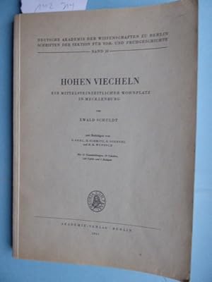 Hohen Viecheln. Ein mittelsteinzeitlicher Wohnplatz in Mecklenburg. Mit Beiträge von O. Gehl, H. ...