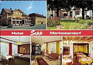 Bild des Verkufers fr Ansichtskarte / Postkarte Marktoberdorf im Ostallgu, Hotel Sepp zum Verkauf von akpool GmbH