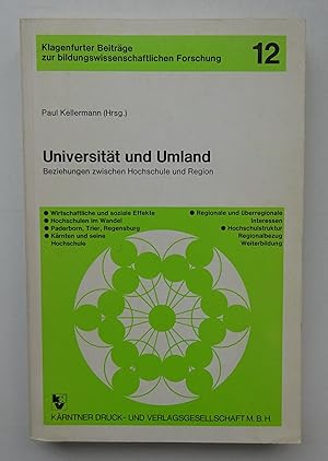 Bild des Verkufers fr Universitt und Umland. Beziehungen zwischen Hochschule und Region. zum Verkauf von Der Buchfreund