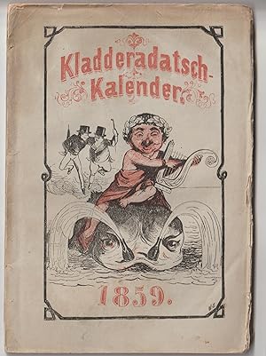 Image du vendeur pour Humoristisch-satyrischer Volks-Kalender des Kladderadatsch fr 1859. Illustrationen von W. Scholz. mis en vente par Antiquariat Herold