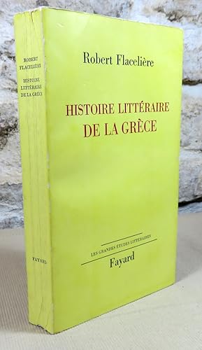 Imagen del vendedor de Histoire littraire de la Grce. a la venta por Latulu