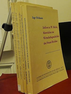 Materialien zur Wirtschaftsgeschichte des Neuen Reiches (5 Bände). Teil 3 und 4: Eigentum und Bes...