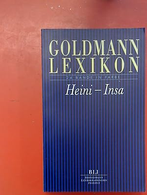 Bild des Verkufers fr Goldmann-Lexikon. 24 Bnde in Farbe. BAND 10: Heini - Insa zum Verkauf von biblion2
