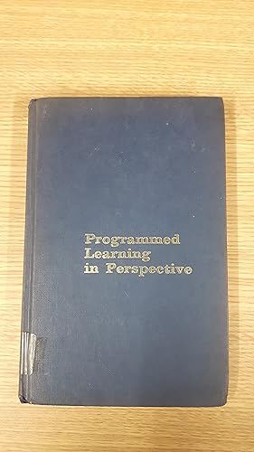 Image du vendeur pour Programmed Learning In Perspective A Guide To Programme Writing mis en vente par Cambridge Rare Books