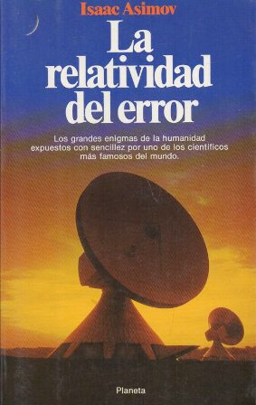 LA RELATIVIDAD DEL ERROR