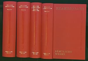 Sämtliche Werke. 4 Bände (komplett). Band 1: Komödien. Band 2: Poetische Werke. Band 3: Historien...