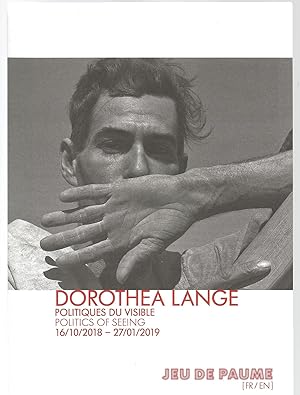 Dorothea Lange : Politiques du Visible / Politics of Seeing (flyer)