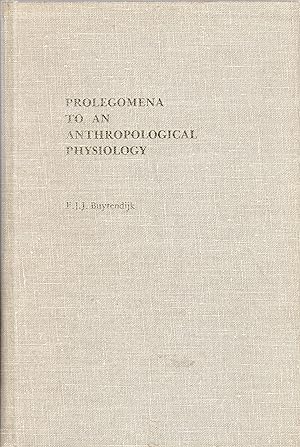 Immagine del venditore per Prolegomena to an Anthropological Physiology (Duquesne Studies, Psychological Series) venduto da A Cappella Books, Inc.