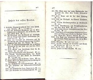 Bild des Verkufers fr Pommersche Denkwrdigkeiten, 1. Band (m.n.e.). zum Verkauf von Antiquariat & Buchhandlung Rose