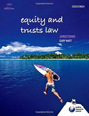 Imagen del vendedor de Equity and Trusts Law Directions (Directions series) a la venta por WeBuyBooks