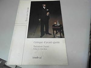 Image du vendeur pour Critique d'avant-garde mis en vente par JLG_livres anciens et modernes