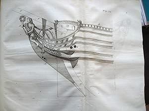 Image du vendeur pour Dictionnaire de Marine contenant les termes de la navigation et de l'architecture navale avec les regles et proportions qui doivent y etre observees. mis en vente par Antiquariat Atlas, Einzelunternehmen