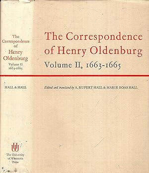 Bild des Verkufers fr The Correspondence of Henry Oldenburg, Volume II (2) 1663-1665 zum Verkauf von Pendleburys - the bookshop in the hills