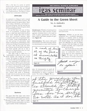 Immagine del venditore per Journal of Graphoanalysis igas seminar Supplement October 1999 (Maxfield Parrish) venduto da Craig Stark