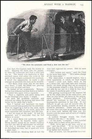 Bild des Verkufers fr Afloat With A Madman on the 'Algerian Prince' in the Bay of Biscay. An uncommon original article from the Wide World Magazine, 1923. zum Verkauf von Cosmo Books