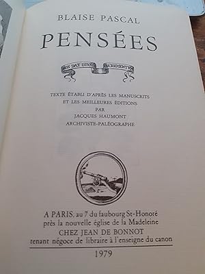 les pensées