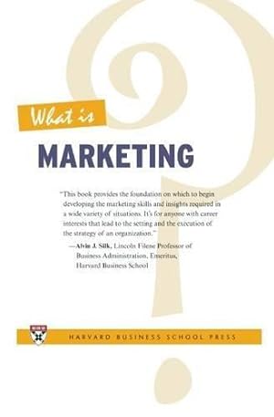 Seller image for What Is Marketing? for sale by WeBuyBooks