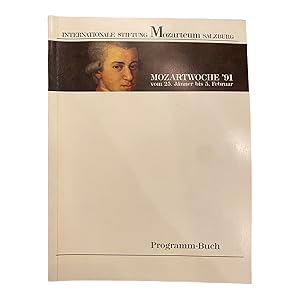 MOZARTWOCHE `91 PROGRAMMBUCH. vom 25. Jänner bis 5. Februar