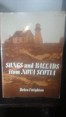 Imagen del vendedor de Songs and Ballads from Nova Scotia a la venta por Stone Soup Books Inc