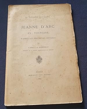 Jeanne d'Arc en Touraine d'aprés les documents officiels