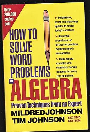 Bild des Verkufers fr How to Solve Word Problems in Algebra, (Proven Techniques from an Expert) zum Verkauf von Riverhorse Books