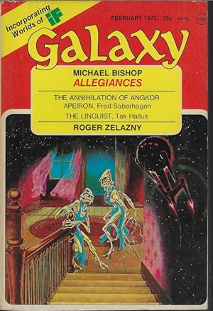 Immagine del venditore per GALAXY Science Fiction: February, Feb. 1975 ("Sign of The Unicorn") venduto da Books from the Crypt