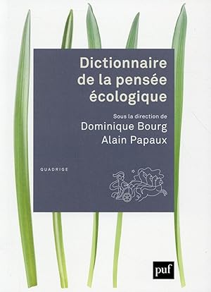 Bild des Verkufers fr dictionnaire de la pense cologique zum Verkauf von Chapitre.com : livres et presse ancienne