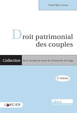 droit patrimonial des couples (2e édition)
