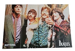 Poster Gigante The Beatles Editora Tres John Lennon Paul McCartney Harrison