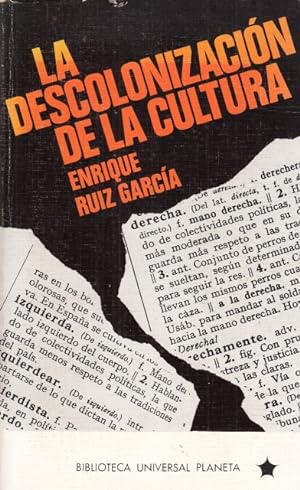 Seller image for LA DESCOLONIZACION DE LA CULTURA for sale by Librera Vobiscum