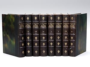 Seller image for [ Oeuvres de Verlaine, compltes en 8 volumes,  savoir : ] Oeuvres compltes de Paul Verlaine ( 5 Tomes - Complet) [ Avec : ] Oeuvres Posthumes de Paul Verlaine (3 Tomes - Complet) [Contient : ] Tome 1 : Pomes saturniens - Ftes galantes - Bonne chanson - Romances sans paroles - Sagesse - Jadis et Nagure ; Tome 2 : Amour - Bonheur - Paralllement - Chansons pour elle - Liturgies intimes - Odes en son honneur ; Tome 3 : Elgies - Dans les limbes - Ddicaces - Epigrammes - Chair - Invectives ; Tome 4 : Les potes maudits - Louise Leclerq - Les Mmoires d'un veuf - Mes hopitaux - Mes prisons ; Tome 5 : Confessions - Quinze jours en hollande - Les Hommes d'aujourd'hui ; Posthumes I : Vers de jeunesse - Varia - Paralllement (additions) - Ddicaces (additions) - Souvenirs - Histoires comme a ; Posthumes II : Charles Baudelaire - Voyage en France par un franais - Souvenirs et Promenades - Quelques vers indits - Critique et Confrences - Dessins de Paul Verlaine ; Posthumes III : Vers i for sale by Librairie du Cardinal