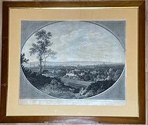 A South view of the Cities of London and Westminster taken from Denmark Hall near Camberwell.