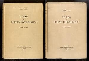 Corso di diritto ecclesiastico. Volume primo - Volume secondo. Seconda e quarta edizione.