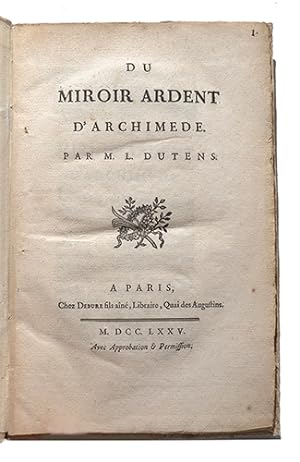 Du miroir ardent d'Archimède.