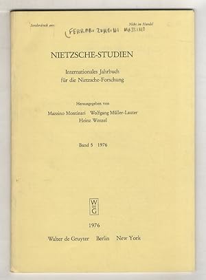 Bild des Verkufers fr Untergnge und Morgenroten ber Spengler und Nietzsche. zum Verkauf von Libreria Oreste Gozzini snc