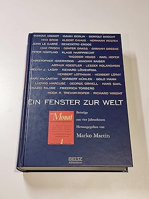 Imagen del vendedor de Ein Fenster zur Welt - Beitrge aus vier Jahrzehnten : Zeitschrift "Der Monat" a la venta por BcherBirne