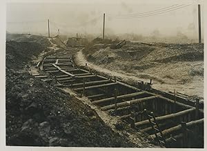 Fortification Paris Water collector Ru du Croult diversion Old Photo 1935 #1