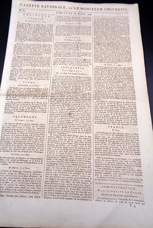 Gazette Nationale, ou Le Moniteur Universel. Issue No 87 28th Mars 1790