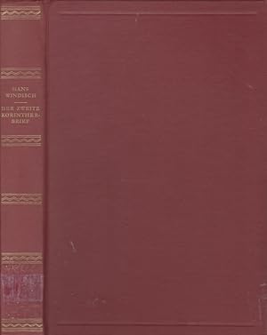 Der zweite Korintherbrief / Hans Windisch. Bearb.; Hrsg. von Georg Strecker