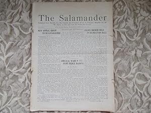 The Salamander. Published Twice Monthly For the Patients and Personnel of the U. S. Veterans' Hos...