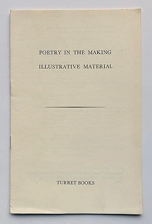 Seller image for Poetry in the Making: Illustrative Material for sale by George Ong Books