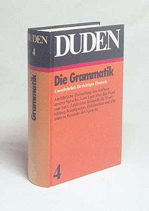Seller image for Duden "Grammatik der deutschen Gegenwartssprache" / bearb. von Paul Grebe. Unter Mitw. von Helmut Gipper . for sale by Versandantiquariat Buchegger