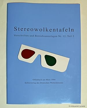 Stereowolkentafeln (mit Folienbrille zur 3D-Ansicht der speziellen Fotografien der Stereo-Wolkent...