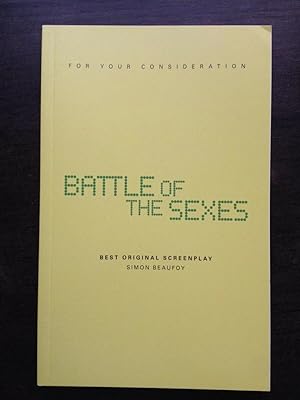 Seller image for BATTLE OF THE SEXES SCREENPLAY for sale by Heroes Akimbo Ltd T/A AproposBooks&Comics