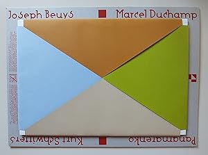 Portfolio 4. Joseph Beuys, Marcel Duchamp, Panamarenko, Kurt Schwitters. Portfolio with 4 silkscr...