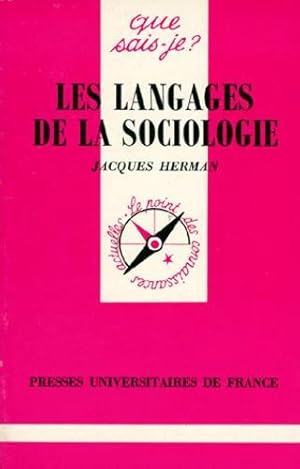 Les Langages de la sociologie