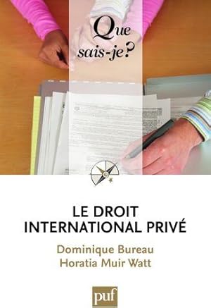 Immagine del venditore per Le droit international priv venduto da Chapitre.com : livres et presse ancienne